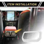 Rear Air Vent Armrestbox AC Outlet Panel Cover for Jeep Wrangler JL JLU White