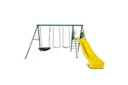Lifespan Kids Europa Heavy Duty Swing Set with 2.2m Yellow Slide