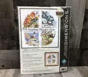 NOS Dimensions To Everything There Is A Season Stamped Cross Stitch Kit 2011 NEW