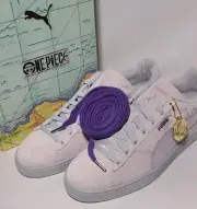 Puma x One Piece Suede 'LUFFY' | MENS SZ 12 | Gear 5 Luffy Anime Collab Monkey D