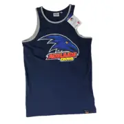 AFL Crows Blue Singlet Size Small New Old Stock