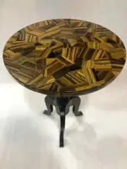 Round Tiger Eye Table Top ( Only Top), Hallway Side Interior Furniture Decor