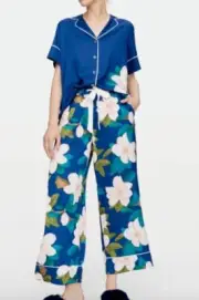 NWT - PETER ALEXANDER Magnolia Satin PJ Pants -size 3+ (24/26)- RRP $89.95
