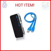 USB 3.0 Memory Card Reader Adapter 5GBPS Fit for CF/TF/SD/Micro SD/XD/M2/MS Card
