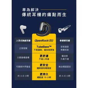 OneOdio【OpenRock Pro】開放式藍牙耳機 空氣傳導 運動耳掛 真無線 台灣總代理公司貨 | 強棒電子