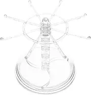 LABRIMP Space-saving Rotating Organizer for Hair Bands Keychains Earring Display Headband Storage Organizer