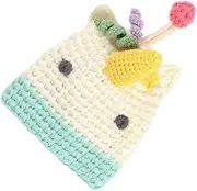 AKOOSY 1Pc Unicorn Key Protection Bag Knitting Key Storage Pouch Lightweight Key Case for Outdoor Activities Men and Women Stylish and Functional Key Holder