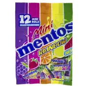 Mentos Mini Rainbow Rolls 120g