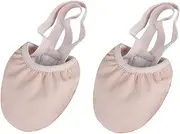 MOLUCKFU Ballet Shoes Toe Protector Elastic Band Dance Shoes Suitable for Yoga Folk Modern Ballroom Jazz Size 34