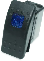 DragonFire Racing Lighted Switch On/Off Rocker Switch Blue Fits Lite