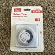 NEW Project Source 1-Outlet Plug-In Countdown Lighting Timer 24-Hour 0148297