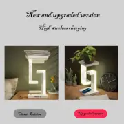 Adjustable smart home desk lamp suspension anti-gravity wireless charger