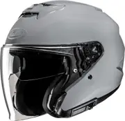 HJC i31 Solid Jet Helmet, grey, Size M for Men