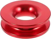 Anneome Truck Winch Recovery Ring Snatch Ring for Synthetic Rope Aluminum Alloy Recovery Ring