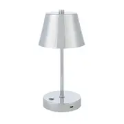Amalfi Avignon LED Table Lamp Dimmable Reading Study Bedside Desk Lamp Silver