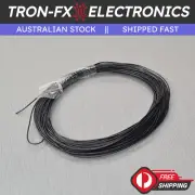 10 Metres BLACK UL1571 Hookup Wire 32AWG 0.6mm PVC Insulator 10M