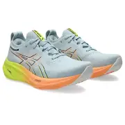 ASICS Men's Gel-Nimbus 26 Paris Running Shoes, Cool Grey/Safety Yellow