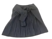 Sandro Paris Wool skirt grey charcoal size 3 Large NWT