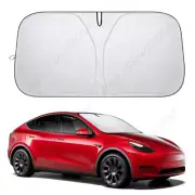 Windshield SunShade For Tesla Model Y/3 Front Cover UV Visor Foldable With Bag