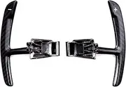 Car Steering Wheel Shift Paddles for P&orsche 911 718 Panamera M&acan Cayenne Car Accessories Steering Wheel Carbon Fiber Paddle Shift Compatible HTEOPOEKFR(Carbon Fiber Black)