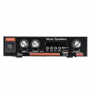 Mini 2CH HiFi Digital Audio Stereo Car Home Amplifier Bass bluetooth FM Radio