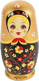 Vaguelly 1 Set Russian Nesting Dolls Matryoshka for Adults Unique Art Decoration for Birthdays Christmas Halloween Safe Craftsmanship