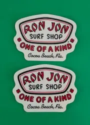 2 Ron Jon Surf Shop "One Of A Kind" Cocoa Beach Stickers