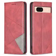 For Google Pixel 8a Case Magnetic Closing Pu Leather Phone Cover With Card Slots