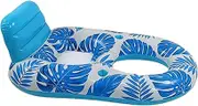 Pool Floating Lounger - Water Pool Chair Floats, Tanning Pool Lounger Float | Footrest Blow Up Summer Beach Floaties Cool Pool, Multifunctional Water Float Raft for Backyard Parties, Garden, Beach
