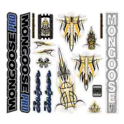 Mongoose - 2002 PRO Sniper for White frame - Decal set - old school bmx
