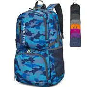 40/50L Lightweight Packable Backpack for Hiking Traveling 40L Camo Blue 40l
