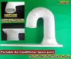 3PCs Portable Air Conditioner Spare Parts (Gob+Window Kit+Hose) (205cmx13cm)