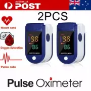 2PCS Oximeter Oxygen Saturation Monitor Digital Finger Pulse Oxymeter Heart Rate