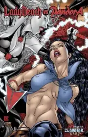 Avatar Press Lady Death vs Pandora #1 Ruby Red Foil Edition 500 Copies w/COA