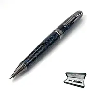 Monteverde USA Invincia Vega Ballpoint Pen - Starlight Blue, Multicolor Plated Finish, Eye-Catching Writing Instrument
