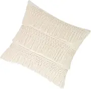 HOLIDYOYO Cushion Covers 2pcs Decorative Pillow Cases Tassel Home Pillowcase Set