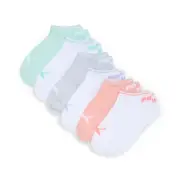 PUMA Big Kids' Girls' No Show Socks [6 Pairs]
