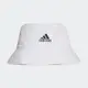 adidas 愛迪達 漁夫帽 Cotton Bucket 男女款 夏日 遮陽 基本款 素色小LOGO 白 H36811