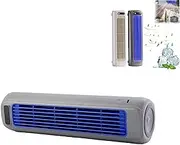 Cooling Ace,Portable Air Conditioner Cooling Fan with 3 Speeds, LED Touch Screen,Long-Lasting Silent Fans with 2000mAh Rechargble,Wall Mounted Air Cooler for Bedroom Office Kitchen Home (Gray)