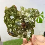 163G Natural green lepidolite Flaky Crystal Specimen Healing- Museum Grade