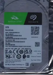 ST5000LM000 p/n: 2U8170-500 f/w: 0001 s/n: WCJ MAR 2024 TK 5TB SATA 2.5" SEAGATE