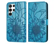 Shock-absorb Protection Case for Samsung Galaxy S22 Ultra - Blue