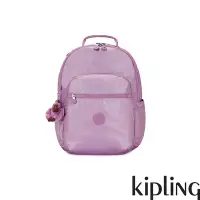 在飛比找Yahoo奇摩購物中心優惠-Kipling 金屬莓果紫機能手提後背包-SEOUL