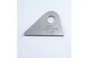 Meziere Weld-On Flat Tab 4130 Steel Suit Flat Surface Tube w/ 5/16" Hole Qty: 20