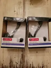 NIB Pair of Delta Linden Collection Robe Bathroom Towel Hooks