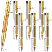 Gisafai 6 Pcs Bolt Action Pen Kits for Woodturning Bolt Bullet Pens for Men G...