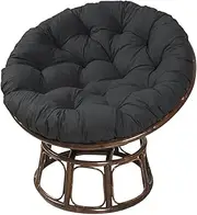 Hammock Chair Cushion Egg Chair Cushion Replacement Replacement Thickened Hanging Basket Chair Cushion for Hanging Baskets Rocking Chairs, Black