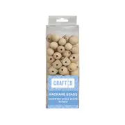 Crafted Assorted Macrame Beads - 78 Pack