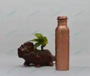 Hammered Copper Collection Bottle With Ayurveda Health Benefits Bottle