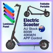 Pro Portable Electric Scooter Adult Teens 40km/h 50KM Foldable Glowing Bike